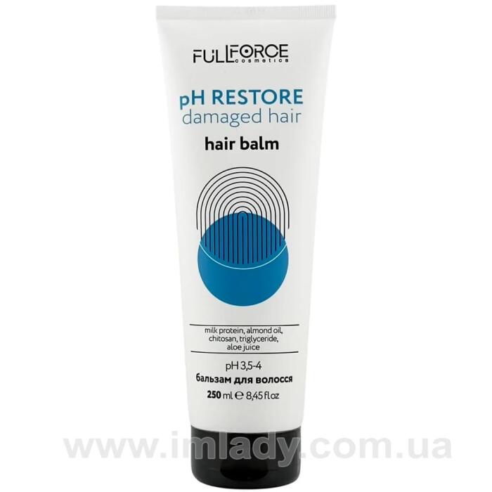 Балансирующий бальзам для поврежденных и окрашенных волос Full Force ph restore damaged & colored hair 250 мл